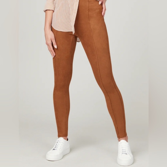 Spanx Faux Suede Leggings - Picture 1 of 2